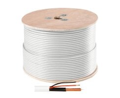 ABUS KA9002 Video Kombi Kabel 50 m – Koaxial- &...