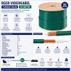 ABUS RG59 Video Kabel 50 m Koaxialkabel 75 Ohm für CCTV Überwachungskameras und Videorekorder TV8602