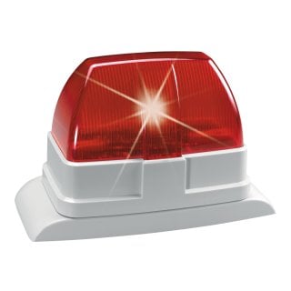 sehr laut Alarmsirene mit Blitzer Rot LED <110db/1m 12V Marke 