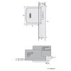 ABUS FAS101 W wei&szlig; Stabile Scharnierseiten-Sicherung Fenstersicherung