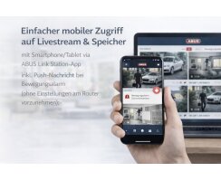 ABUS 2MPx IP PoE WLAN PTZ Dome Überwachungskamera TVIP82561 4x Zoom