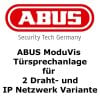 ABUS TVHS20140 Rahmen 2 Module f&uuml;r Aufputzmontage Moduvis T&uuml;rsprechanlage