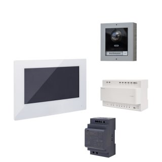 ABUS ModuVis 2-Draht Set 1 Draht Monitor Türsprechanlage Einfamilienhaus