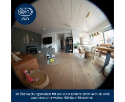 ABUS WLAN Privacy Innen-Kamera 180° Full HD App Nachtsicht PPIC31020