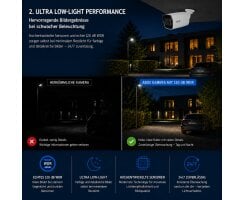 ABUS IP Mini Tube Überwachungskamera 4MPx 4mm PoE Nachtsicht IPCB34511B