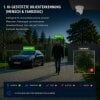 ABUS IP Kugeldome Überwachungskamera 4MPx 4mm PoE Nachtsicht IPCB54511B