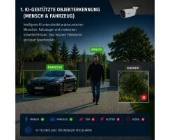 ABUS IP Mini Tube Überwachungskamera 4MPx 2,8mm PoE Nachtsicht IPCB34511A