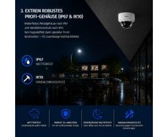 ABUS IP Dome Überwachungskamera 8MPx 4K Motorzoom 2,8-12mm PoE IPCB78521