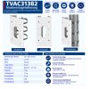 ABUS Masthalter für IPCS64531 ANPR Kamera 67-127 mm weiß TVAC31382