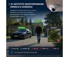 ABUS IP Mini Dome Überwachungskamera 4MPx 2,8mm PoE IP67 IK08 IPCB44511A