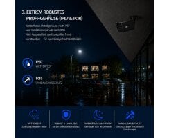 ABUS IP Mini Tube Kamera Schwarz 4MPx 2,8mm PoE Nachtsicht IPCB34611A