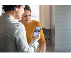 ABUS Akku Kamera Pro Set mit Basisstation WLAN 3 MP IP65 App2Cam Plus PPIC91000