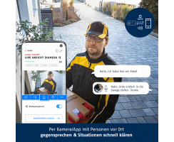 ABUS PPIC91000 Funk Akku Kamera Pro mit Basisstation Überwachungskamera Cam