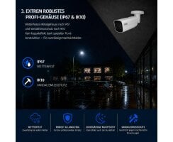 ABUS IPCB68521 Tube IP Kamera 8 MPx 4K 2.8 -12 mm PoE Überwachungskamera B-Ware