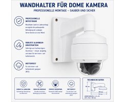 ABUS Analog HD Dome Kamera 8 MPx 4K Motorzoom 2,7–13,5 mm True WDR IK10 IP67 HDCC78551