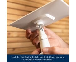 ABUS Solarpanel für Akku Kamera Pro USB C IP65 Solar Ladegerät PPIC91600 B-Ware
