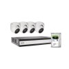ABUS TVVR33843D Komplett-Set 4 Mini Dome Kameras Hybrid Rekorder 1TB 5MP