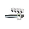 ABUS TVVR33843D Komplett-Set 4 Mini Dome Kameras Hybrid Rekorder 1TB 5MP