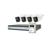 ABUS TVVR33843T Komplett-Set 4 Mini Tube Kameras Hybrid Rekorder 1TB 5MP Alarm