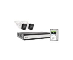 ABUS TVVR33623T Komplett-Set mit 2 Mini Tube Kameras +...