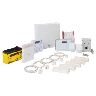 ABUS AZAA10300 Terxon SX Komplettpaket Alarmanlagen Set mit Wählgerät und Melder