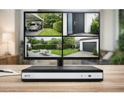 ABUS TVVR36402 | 4-Kanal PoE IP NVR 4K (8MP) bis 16TB, PoE+ 50W, H.265+, Person/Fahrzeug, lüfterlos 1U, App-Push