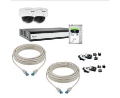 ABUS TVVR36423D Kamera Komplettset 2x Dome + Rekorder 1TB – Überwachungssystem mit PoE