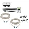 ABUS TVVR36423D Kamera Komplettset 2x Dome + Rekorder 1TB – Überwachungssystem mit PoE