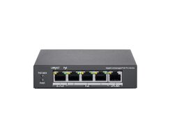 ABUS 4-Port PoE Gigabit Switch | Netzwerktechnik für...