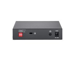 ABUS 4-Port PoE Gigabit Switch | Netzwerktechnik für IP-Kameras, 60W PoE