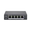 ABUS 4-Port PoE Gigabit Switch | Netzwerktechnik für IP-Kameras, 60W PoE