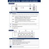 ABUS 4-Port PoE Gigabit Switch Netzwerktechnik für IP-Kameras 60W PoE ITAC10101
