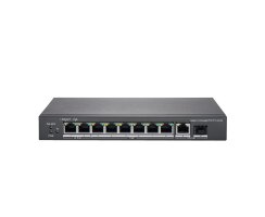 ABUS 8-Port PoE Gigabit Switch | Netzwerktechnik für...