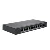 ABUS 8-Port PoE Gigabit Switch | Netzwerktechnik für IP-Kameras, 110W PoE