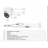 ABUS Analog HD Mini Dome Kamera 5 MPx 2,8 mm Weitwinkel IP67 CCTV Außenkamera HDCC55512