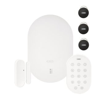 ABUS Smartvest Pro Starter-Set 4 Alarmanlage & Bedienteil & Chip & Öffnungsmelder