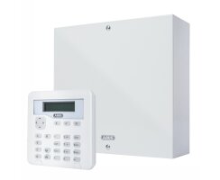 ABUS Terxon SX Alarmset – Autarke, drahtgebundene Zentrale (AZAA10000) inkl. VdS-Akku 12 V/7,2 Ah (BT2070), 2× NC-Öffnungsmelder, 2× Schraubverteiler 12-polig, PIR-Bewegungsmelder & Außensirene mit Blitz