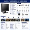 ABUS 10,4 Zoll LED Monitor HDMI VGA BNC Spotmonitor für Videoüberwachung TVAC10002