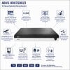 ABUS HDCC90023 16-Kanal Analog-HD Hybrid DVR (16x BNC + 2x IP bis 8 MPx), 4K HDMI, H.265, 2x SATA