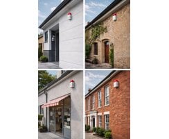 ABUS Sirenen-Attrappe SG3210 Alarmanlagen-Dummy + Warnaufkleber Alarm AU1423 B-Ware