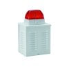 ABUS Sirenen-Attrappe SG3210 Alarmanlagen-Dummy + Warnaufkleber Alarm AU1423 B-Ware