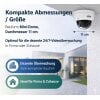ABUS 8MPx 4K IP PoE Mini Dome Überwachungskamera TVIP48511 KI-Erkennung B-Ware