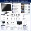 ABUS 21,5 Zoll Full HD LED Überwachungsmonitor HDMI 2x BNC Spotmonitor TVAC10015