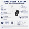 ABUS Analog Mini Tube Kamera 2 MP Full HD 2,8 mm Weitwinkel IP67 Farbnachtsicht HDCC32512 B-Wae