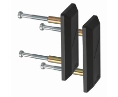 ABUS PA1014 Befestigungsset für PR1400 schwarz...
