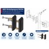 ABUS PA1014 Befestigungsset für PR1400 schwarz 38-120 mm