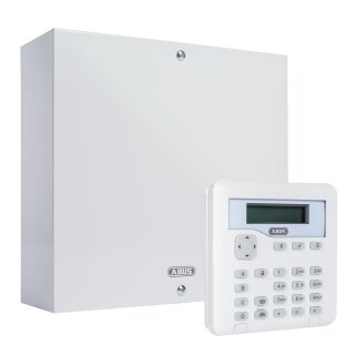 ABUS AZAA10000 Terxon SX Alarmzentrale – 10 Zonen, LCD-Bedienteil, Alarmanlage
