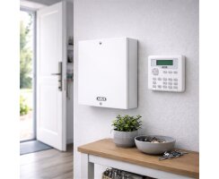 ABUS AZAA10000 Terxon SX Alarmzentrale – 10 Zonen, LCD-Bedienteil, Alarmanlage