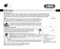 ABUS FU7300W Glasbruchmelder potentialfrei PGM weiß