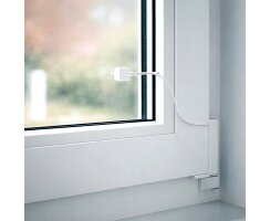 ABUS FU7300W Glasbruchmelder weiß – potenzialfrei, passiv, 2m Radius, Piezo Sensor